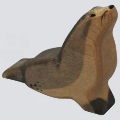Holzwald Holzfigur Seehund