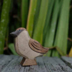 Holzwald Holzfigur Spatz