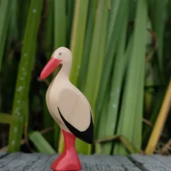 Holzwald Holzfigur Storch
