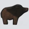 Holzwald Holzfigur Wildschwein Keiler
