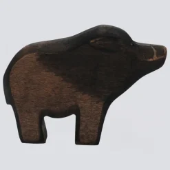 Holzwald Holzfigur Wildschwein Keiler