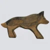 Holzwald Holzfigur Wolf