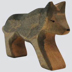Holzwald Holzfigur Wolf