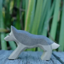Holzwald Holzfigur Wolf