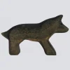 Holzwald Holzfigur Wolf klein