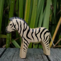 Holzwald Holzfigur Zebra