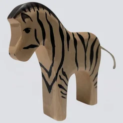 Holzwald Holzfigur Zebra klein