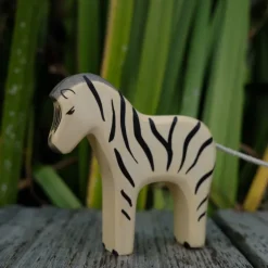 Holzwald Holzfigur Zebra klein