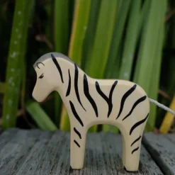 Holzwald Holzfigur Zebra klein