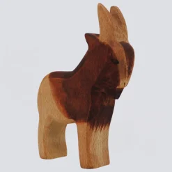 Holzwald Holzfigur Ziegenbock