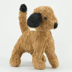 Hund Stofftier braun