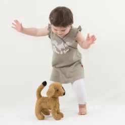 Hund Stofftier braun