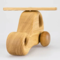 Kleiner Holzhubschrauber
