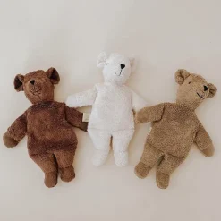 Kuscheltier Bär beige mit Traubenkern-Inlett