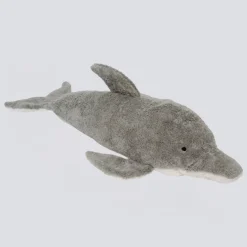 Kuscheltier Delfin groß mit Dinkelspreu-Inlett