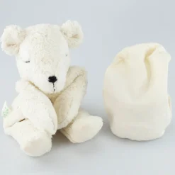 Kuscheltier Eisbär mit Kirschkern-Inlett