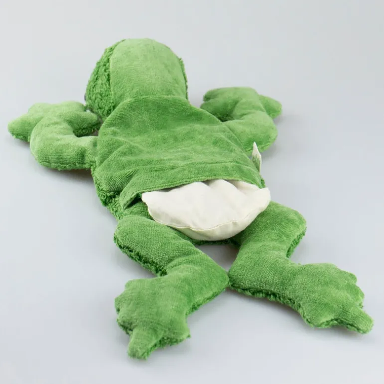 Kuscheltier Frosch mit Kirschkern-Inlett