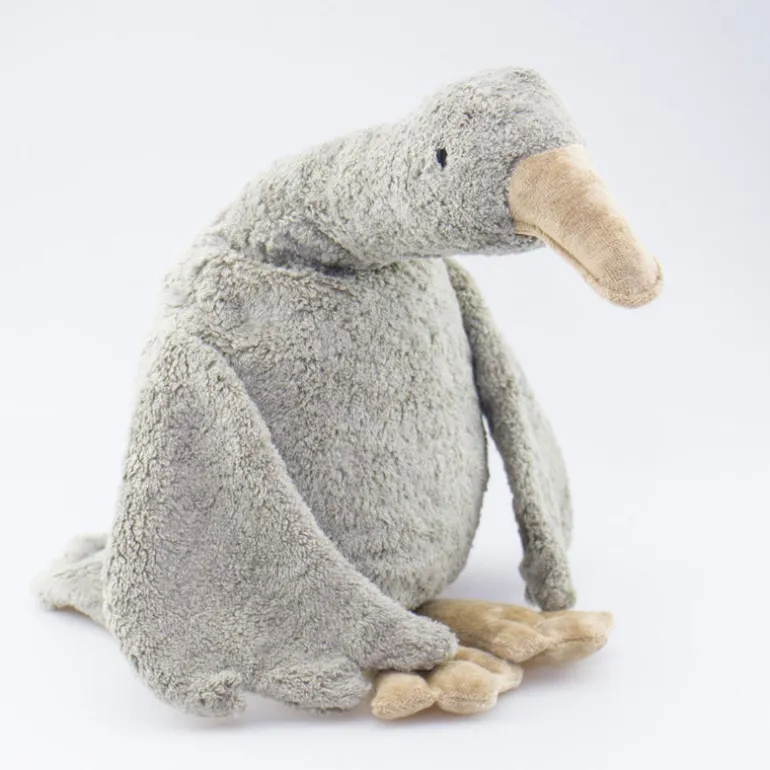 Kuscheltier Gans grau mit Dinkelspreu-Inlett - 80cm