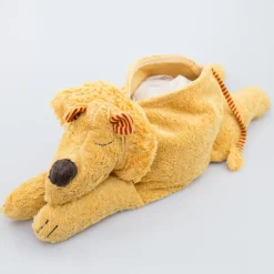 Kuscheltier großer Löwe mit Hirse-Inlett