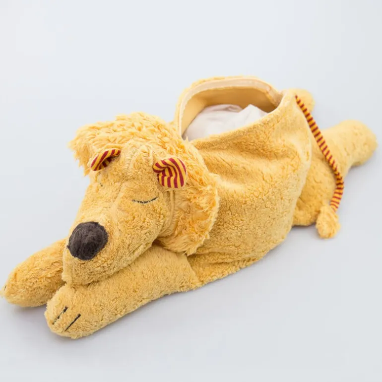Kuscheltier großer Löwe mit Hirse-Inlett