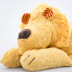 Kuscheltier großer Löwe mit Hirse-Inlett