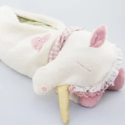 Kuscheltier großes Einhorn mit Hirse-Inlett