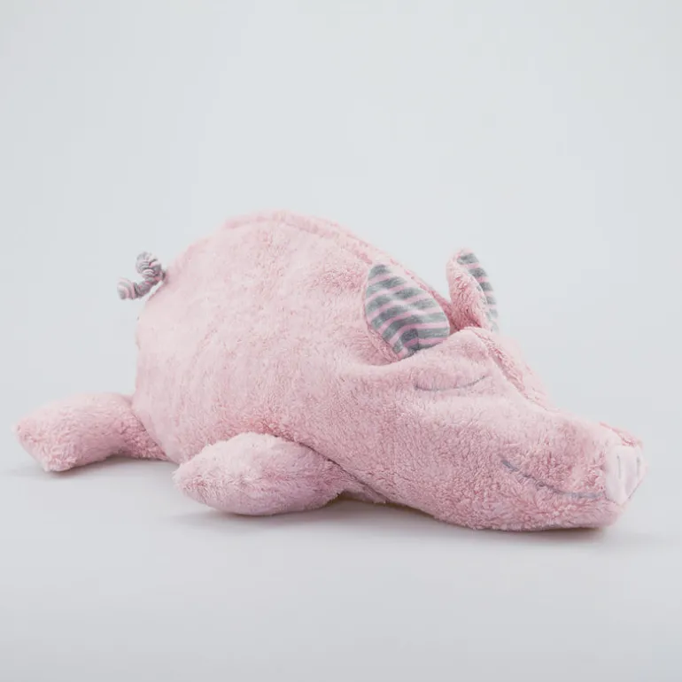 Kuscheltier großes Schwein mit Hirse-Inlett