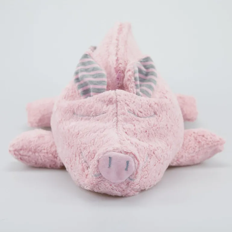 Kuscheltier großes Schwein mit Hirse-Inlett