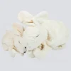 Kuscheltier Hase klein weiß mit Inlett