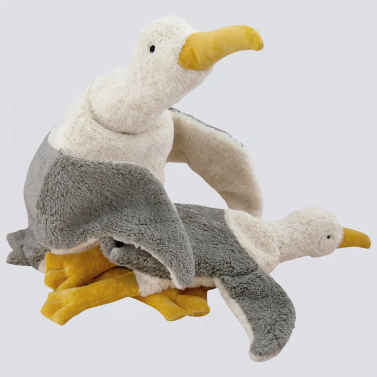 Kuscheltier Möwe groß mit Dinkelspreu-Inlett
