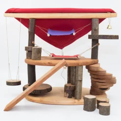 Magic Wood Zwergenhaus mit Rinde