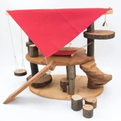 Magic Wood Zwergenhaus mit Rinde