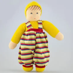 Nanchen Puppe 'Bub' gelb - 33 cm