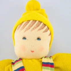 Nanchen Puppe 'Bub' gelb - 33 cm
