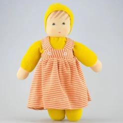 Nanchen Puppe 'Mädel' gelb - 33 cm