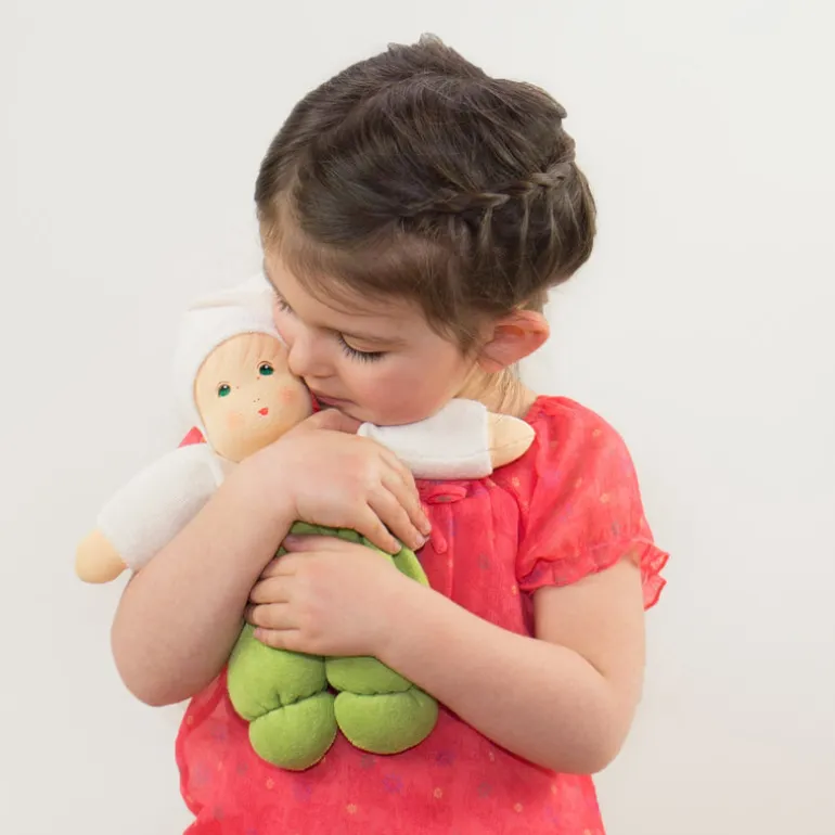 Nanchen Puppe Möpschen grün - 26 cm