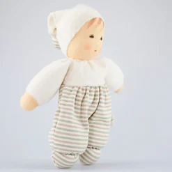 Nanchen Puppe Möpschen natur - 26 cm