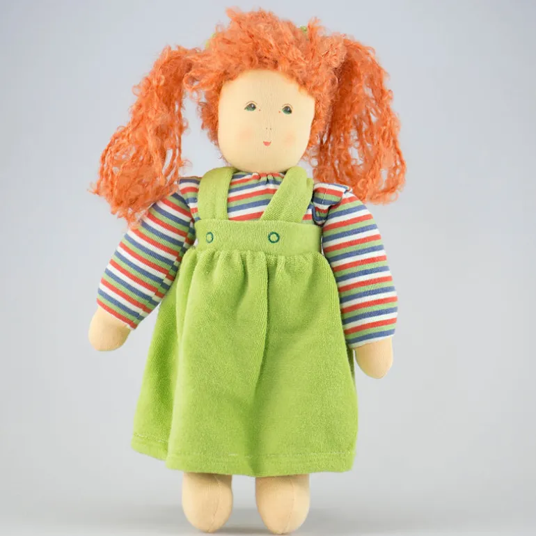 Nanchen Puppe Wolke Mädel grün - 35 cm