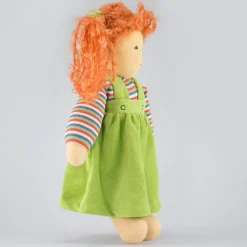 Nanchen Puppe Wolke Mädel grün - 35 cm