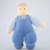 Nanchen Puppe Wuschel blau - 26 cm