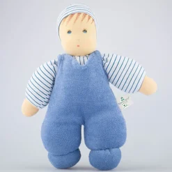 Nanchen Puppe Wuschel blau - 26 cm