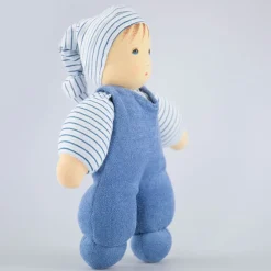 Nanchen Puppe Wuschel blau - 26 cm