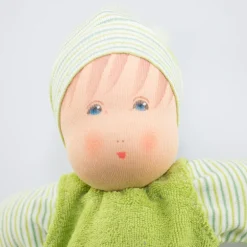 Nanchen Puppe Wuschel grün -26 cm