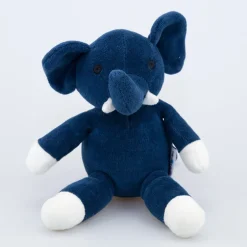 natureZOO Kuscheltier Elefant klein blau - Bio-Nickistoff