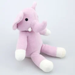 natureZOO Kuscheltier Elefant klein rosa - Bio-Nickistoff