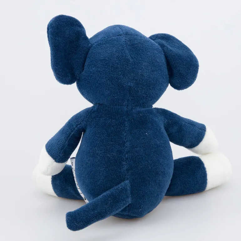 natureZOO Kuscheltier Elefant klein blau - Bio-Nickistoff