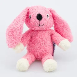 natureZOO Kuscheltier Hase klein rosa - Bio-Baumwollplüsch