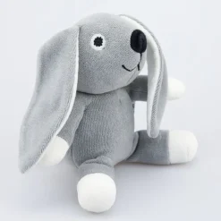 natureZOO Kuscheltier Hase klein grau - Bio-Nickistoff