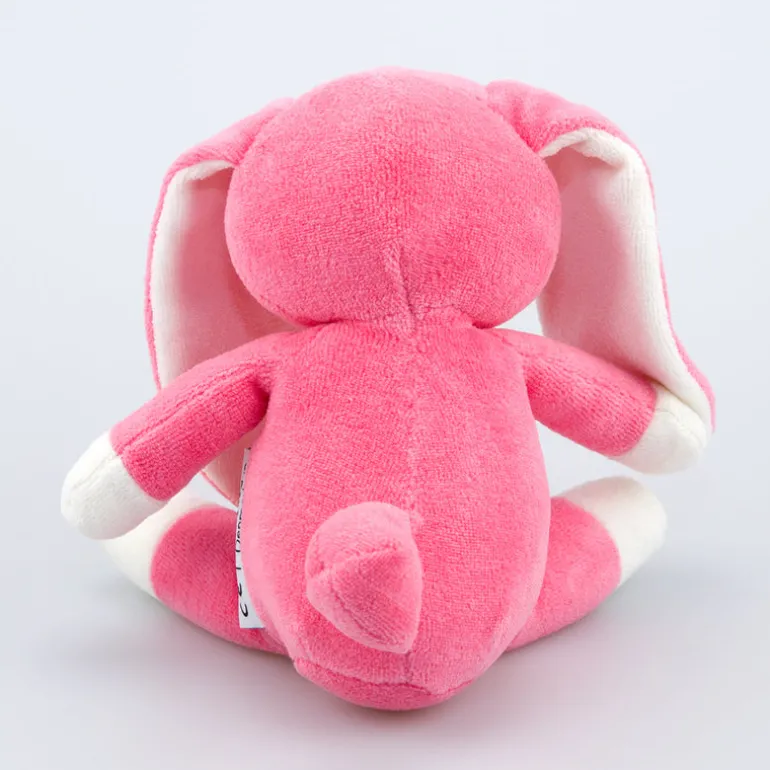 natureZOO Kuscheltier Hase klein rosa - Bio-Nickistoff
