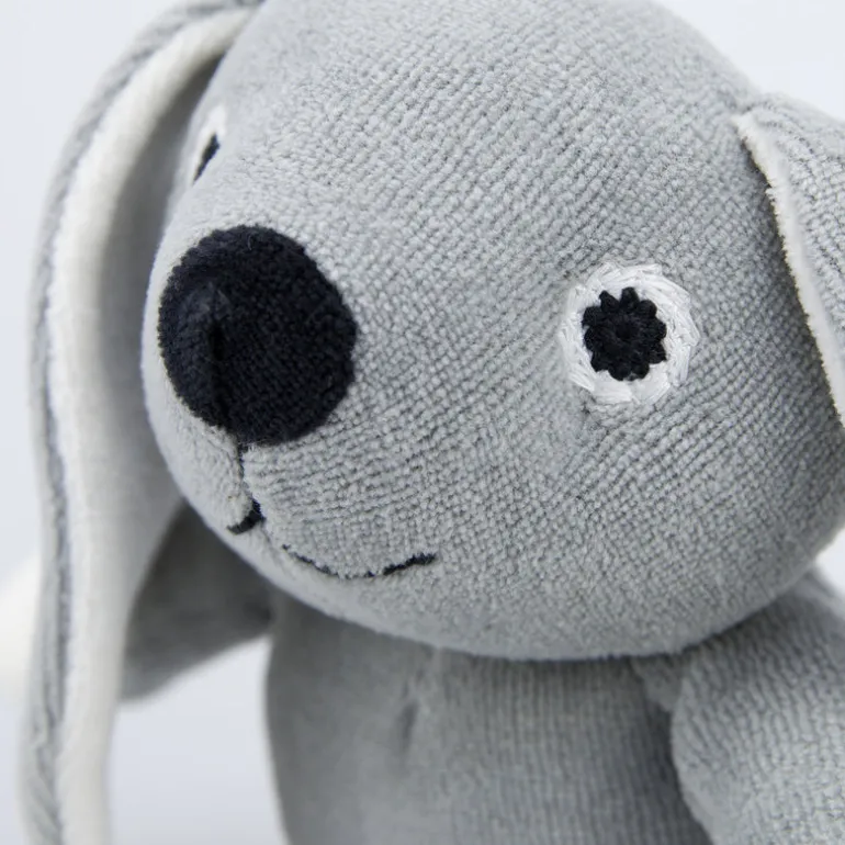 natureZOO Kuscheltier Hase klein grau - Bio-Nickistoff